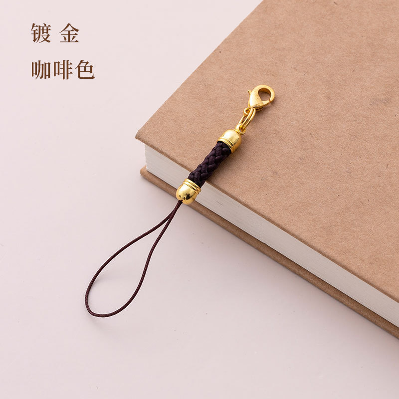 纯色镀金diy材料饰品配件批发配饰挂绳龙虾扣手机吊坠绳子包吊绳|undefined