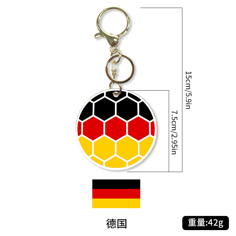 Amazon venta caliente de fútbol deportivo llavero colgante material de silicona bolsas de fútbol de dibujos animados decoración llave de regalo image 12