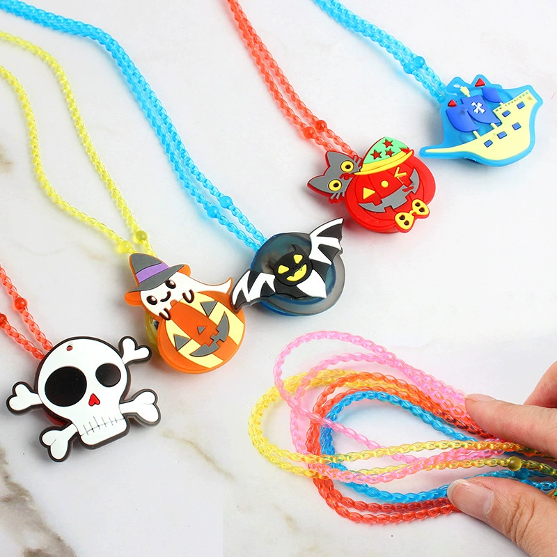 Под necklace? necklace with flashing toy, pendant...