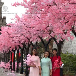 大型仿真樱花树商场酒店景点装饰摆花樱花许愿树厂家直销假樱花树