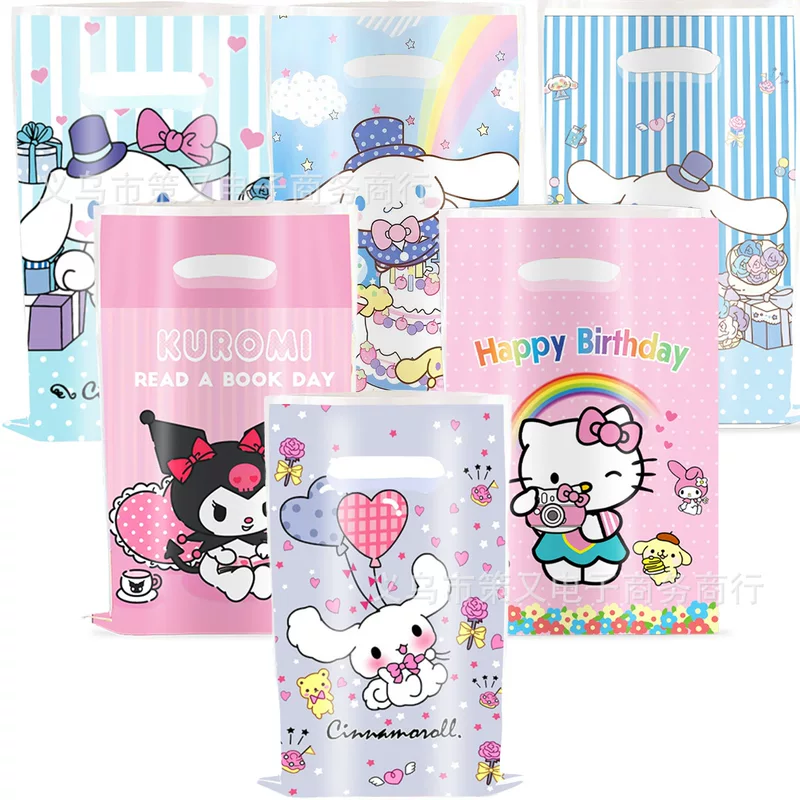 Hello Kitty, симпатичная сумка для хранения, льняная сумка, подарок на день рождения