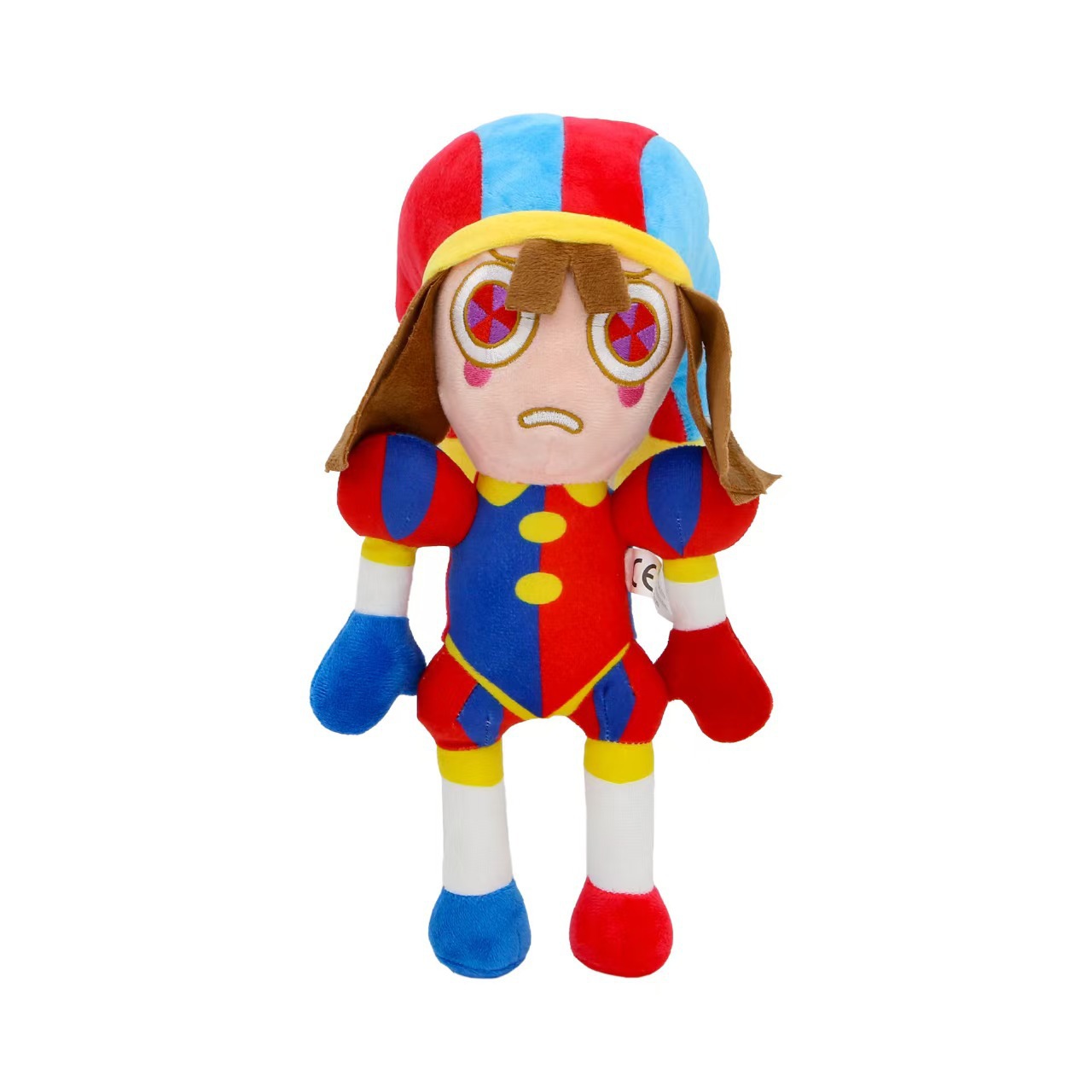 Brown hair clown 30cm130g / As shown in the picture