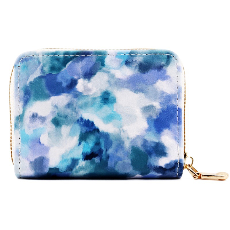 Tarjetero estilo acordeón chino para mujer, tarjetero de PU para estudiantes, gran capacidad, múltiples ranuras para tarjetas, estuche para tarjeta de conducir, antirrobo.