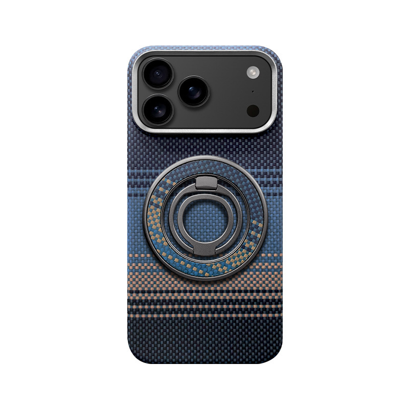 适用苹果17Air凯夫拉手机壳iphone17Promax芳纶纤维17磁吸保护套|undefined