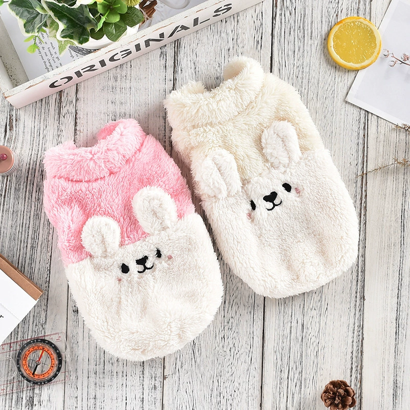 Одежда для домашних животных осень, зима, осень и зима сшивание плюшевого милого теплого метода