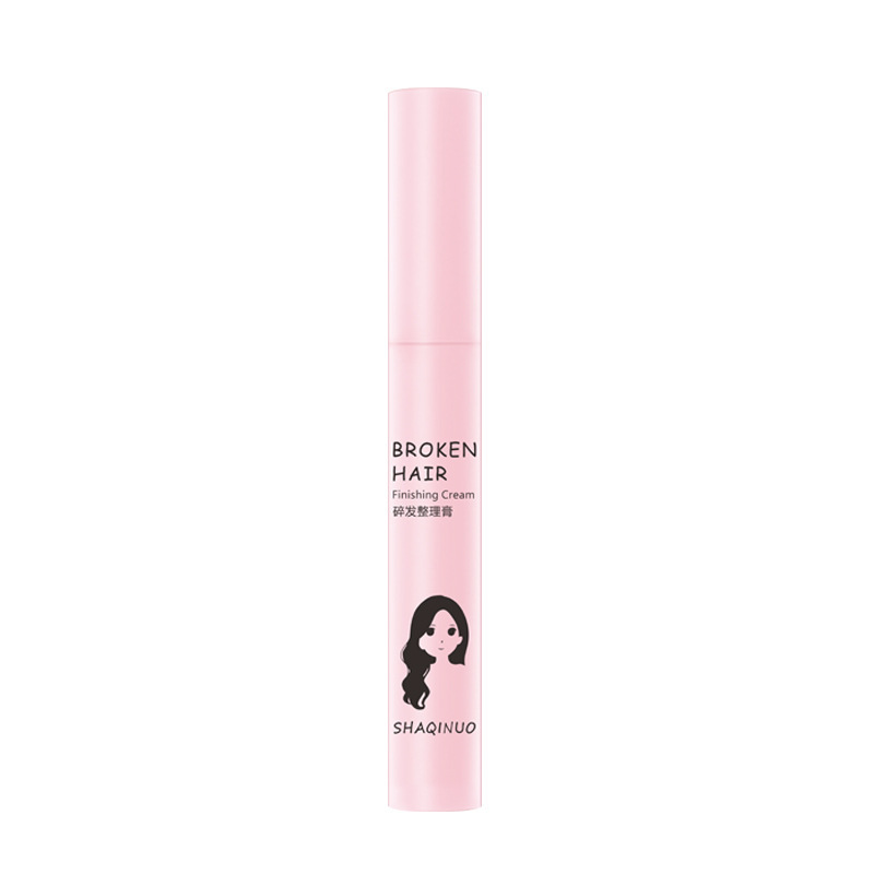 Shaqinuo Crema de acabado de cabello roto Líquido de peinado para cabello Crema de fijación Crema para cabello roto Anti-frizz Rendimiento Maquillaje de escenario Maquillaje