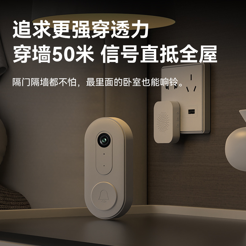 Inalámbrico doméstico comercial inteligente luz electrónica timbre de puerta llamada de ancianos recordatorio botón de emergencia máquina de agitación