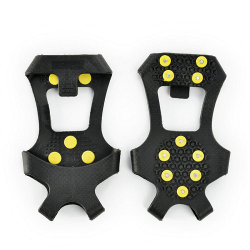 Factory direct sales outdoor ice claw shoe covers, anti-slip magic tool, snow climbing shoes spikes, simple 5810-tooth mountaineering snow claws