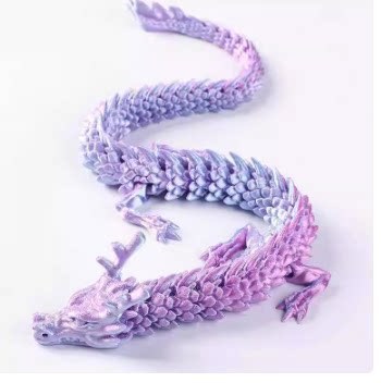 Adorno de Dragón Impreso en 3D de Plástico PLA Descompresivo para Decoración