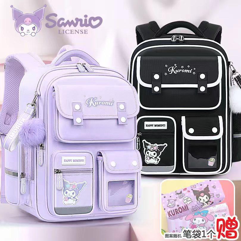 Sanrio's new schoolbag for girls in grades 1-6, lightweight and large capacity.