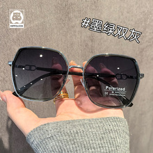 太阳镜女闪粉墨镜女防紫外线强光开车专用户外遮阳镜网红大脸显瘦