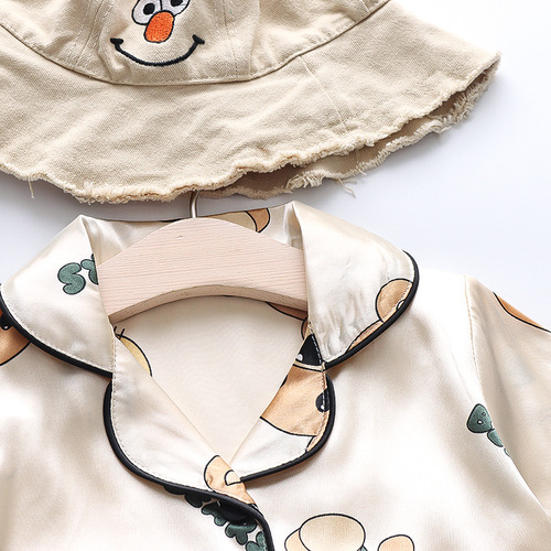 Mufurui BE54 one piece drop shipping new summer children's short-sleeved trousers casual fashion baby bear pajamas