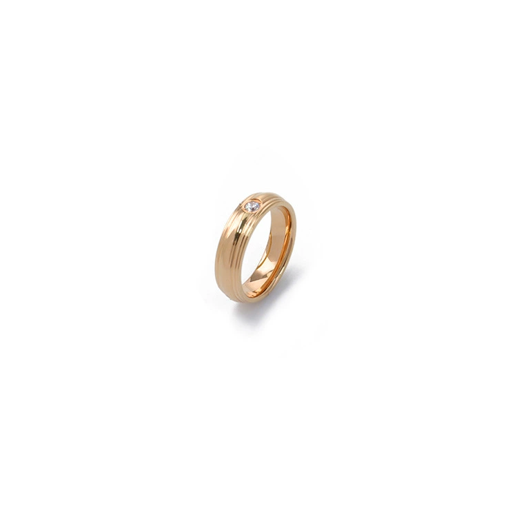 Изящное трехмерное кольцо из нержавеющей стали