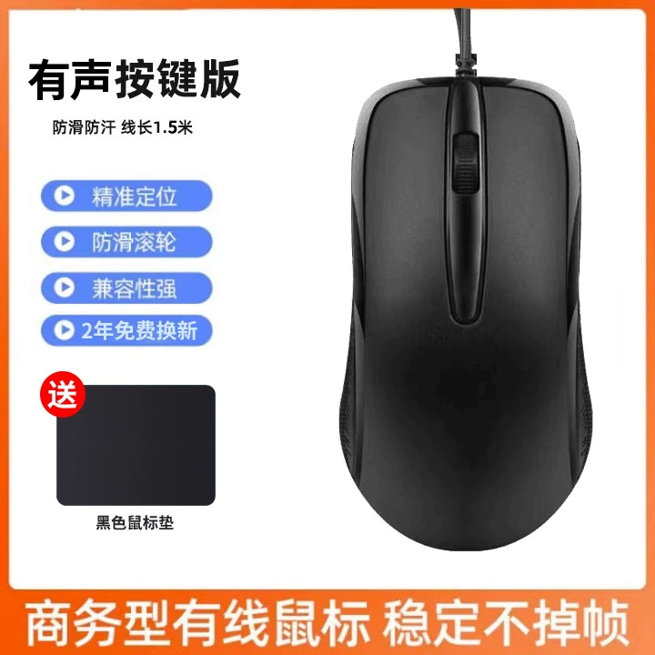 Mute mouse, gaming laptop, business version