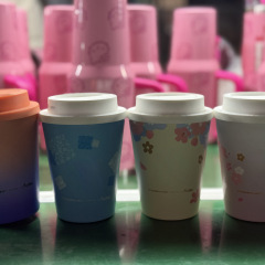 国境を越えた新しい家でコーヒーを楽しむステンレス鋼秋のカボチャ保温カップ誕生日プレゼント280ml