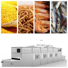 型号定制狗粮烘干干燥生产线 RC-26HM猫砂微波脱水烘干灭菌设备