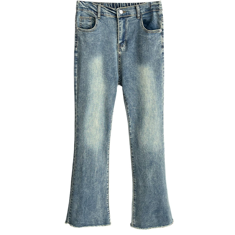 Spring jeans, trousers, plus size, fitted