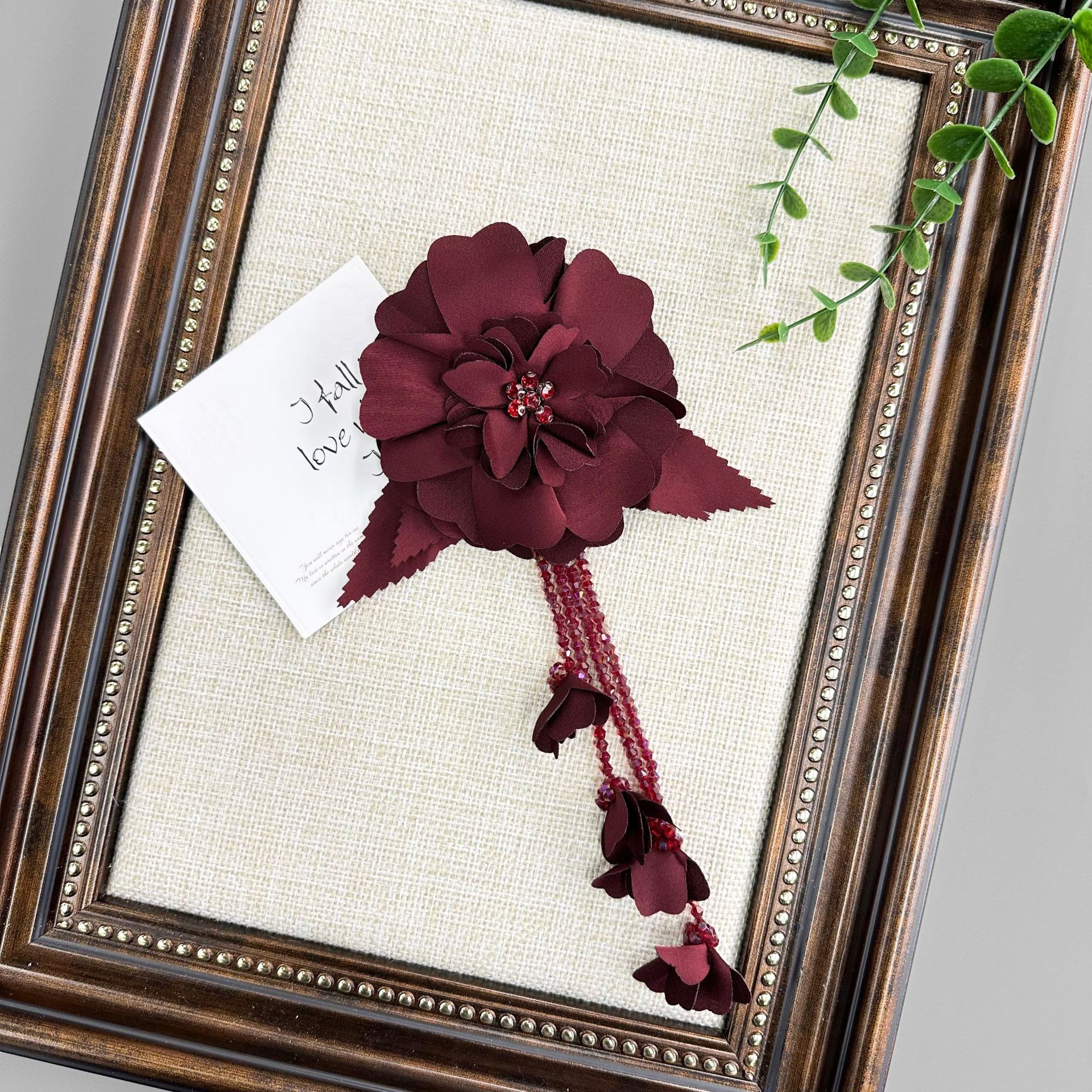 pétalos multicapa estereoscópicos frescuras flores de cristal pines cosidos a mano ropa DIY accesorios para el cabello sombreros cortinas