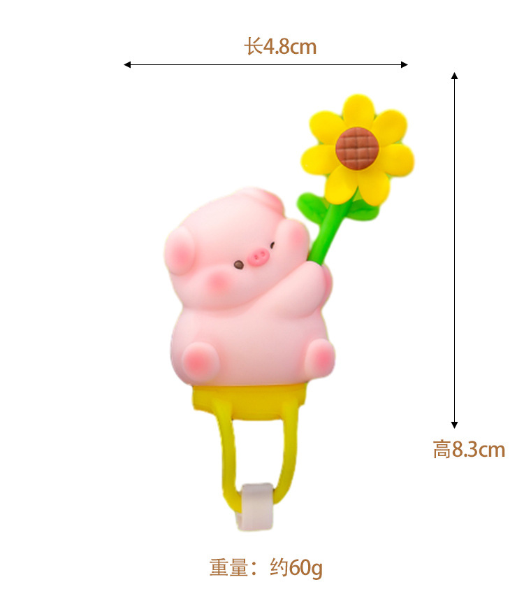 Meng Chong Le Yuan Electric Bicycle Bicycle Decoration Decoration New Cartoon Animal Riding Rearview Mirror Windmill Paradise New