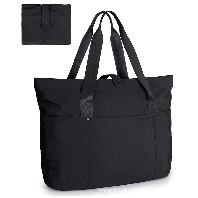 Factory Direct Sale Women's Handbag Foldable Handbag with Zipper Large Shoulder Bag Top Handle Handbag