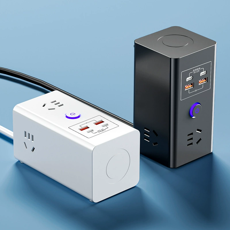 Многофункциональная беспроводная зарядная розетка с USB и быстрым зарядом — настенная панель с розетками для дома и общежития, креативная плата для проводки