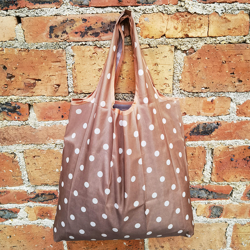 Bolso de compras de supermercado mediano de dibujos animados bolso verde bolso de moda bolso de compras plegable Portátil Bolsa de nylon impermeable image 70
