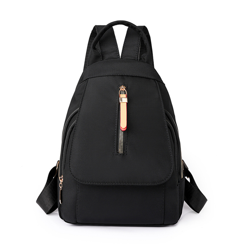 Comercio exterior al por mayor 2023 nueva mochila de nailon para mujer coreana simple mochila de viaje urbano pequeño bolso femenino