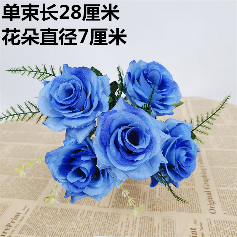 flores falsas flores de plástico ramo de flores de cascada flores secas decoración del hogar flores biónicas