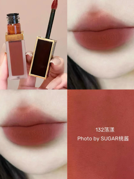 【官方正品】TF口红黑管白细管16滋润哑光100#80#保湿唇膏129唇釉|undefined