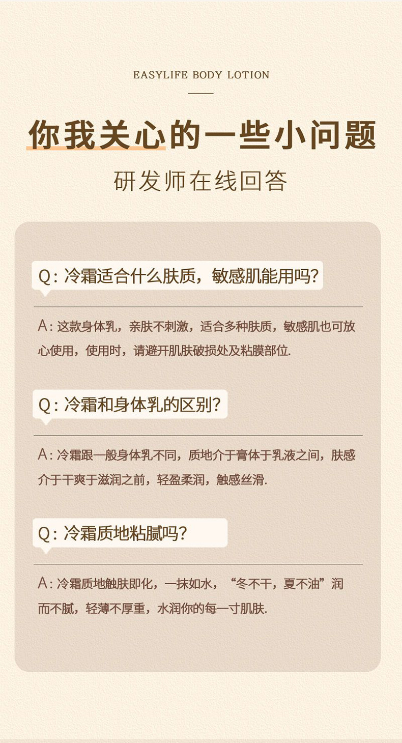 CCBOX微醺晚安素颜霜补水清爽不油腻保湿去干皮全身留香身体乳霜详情28