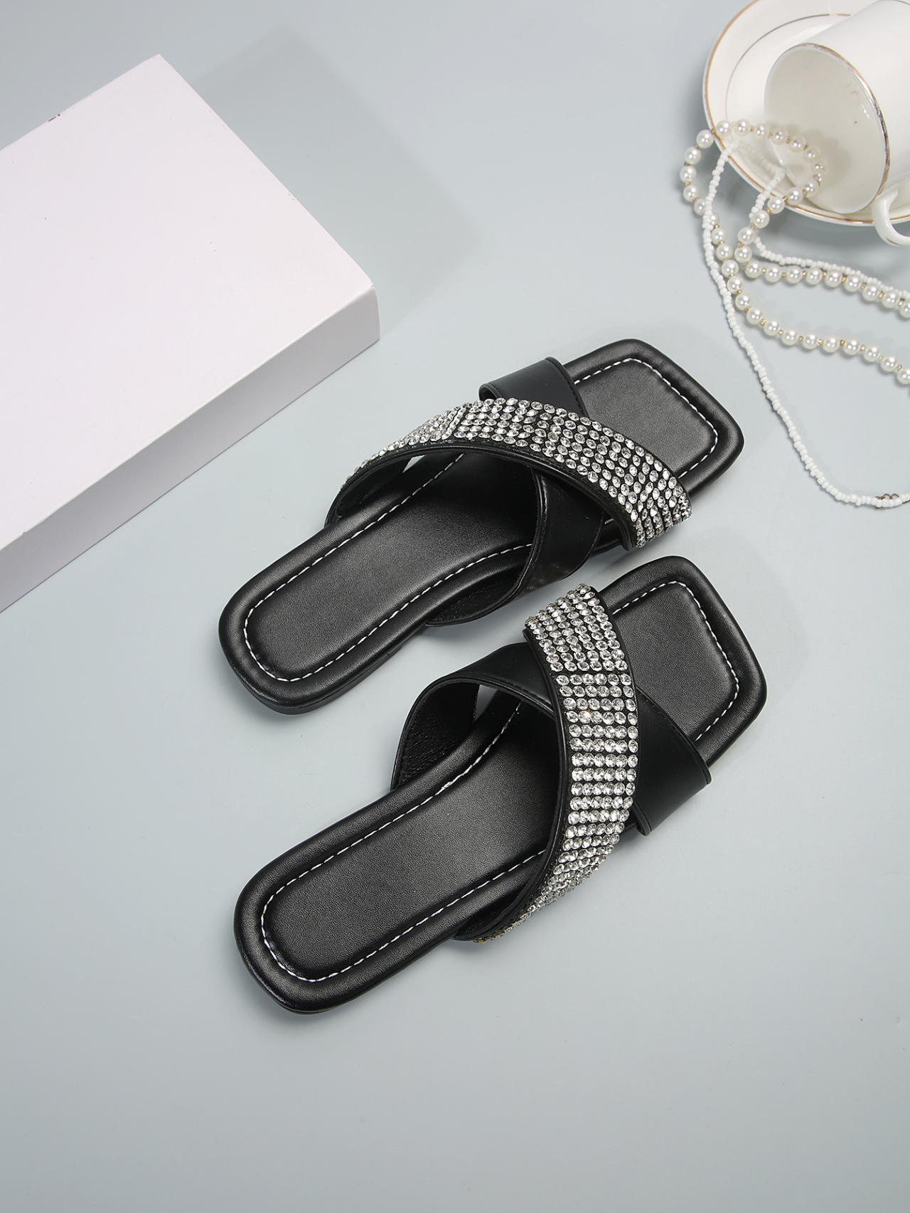 Women's Basic Solid Color Open Toe Fashion Sandals display picture 3