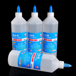 Liquid Glue 500ml Kidsren's DIY Crystal Mud Blending Glue Material Student Handmade Special Glue Factory Ready Stock