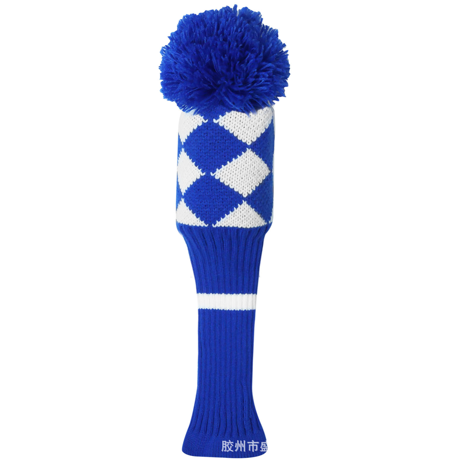 폼 폴 커버 1개 파란색과 흰색 체크무늬 1호