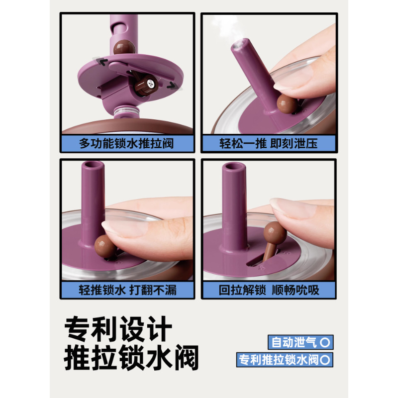 花伴森bablov咻咻大容量把手杯大容量吸管杯礼物冰霸水杯女生办公|undefined