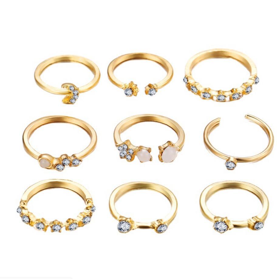 Simple Style Geometric Alloy Plating Rhinestones Women's display picture 5