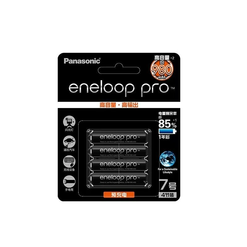 Батарея Panasonic Eneloop Ailepu PRO черная 7 950 мАч AAA перезаряжаемая