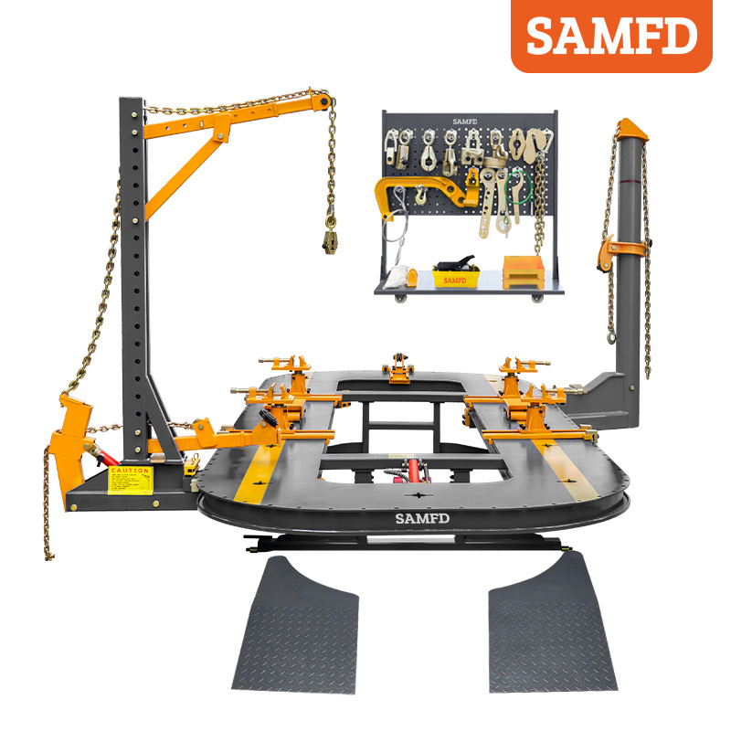 Herramienta de enderezamiento de carrocería SAMFD, enderezador de chasis de panel completo sin perforaciones, fabricante de reparación de chapa metálica al por mayor