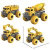 Children's realistic transport, excavator, mixing stick, set, car model for boys