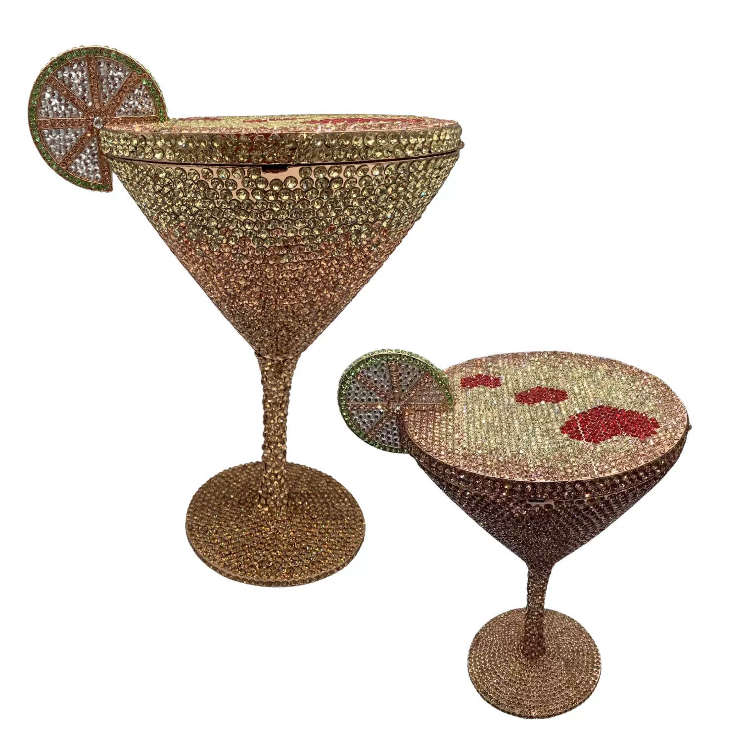 Стеклянная сумка Martini Crystal Cocktail Roulette Diamond Dinner Bag, новая бриллиантовая сумка для руки женщины