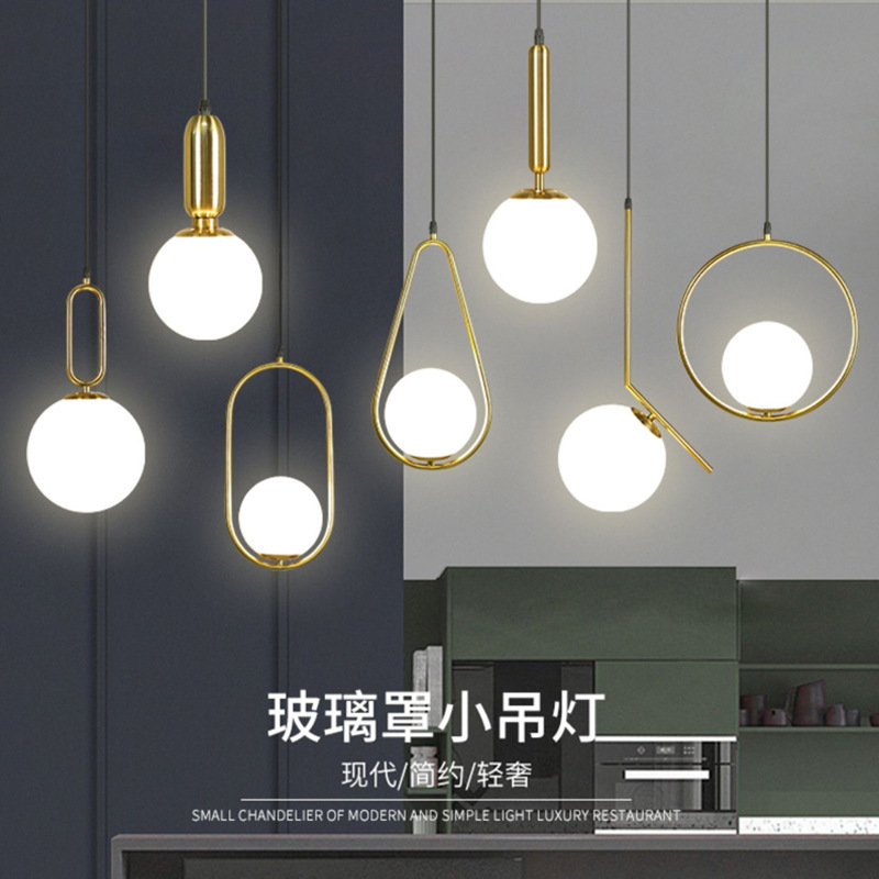 creative modern golden bar ceiling lamp for living room
