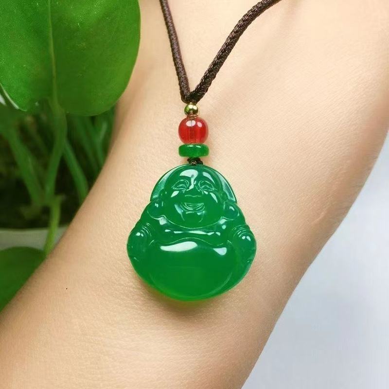 天然白玉髓祥云如意锁吊坠玛瑙平安锁玉石玉器挂件吊坠直播货源|undefined