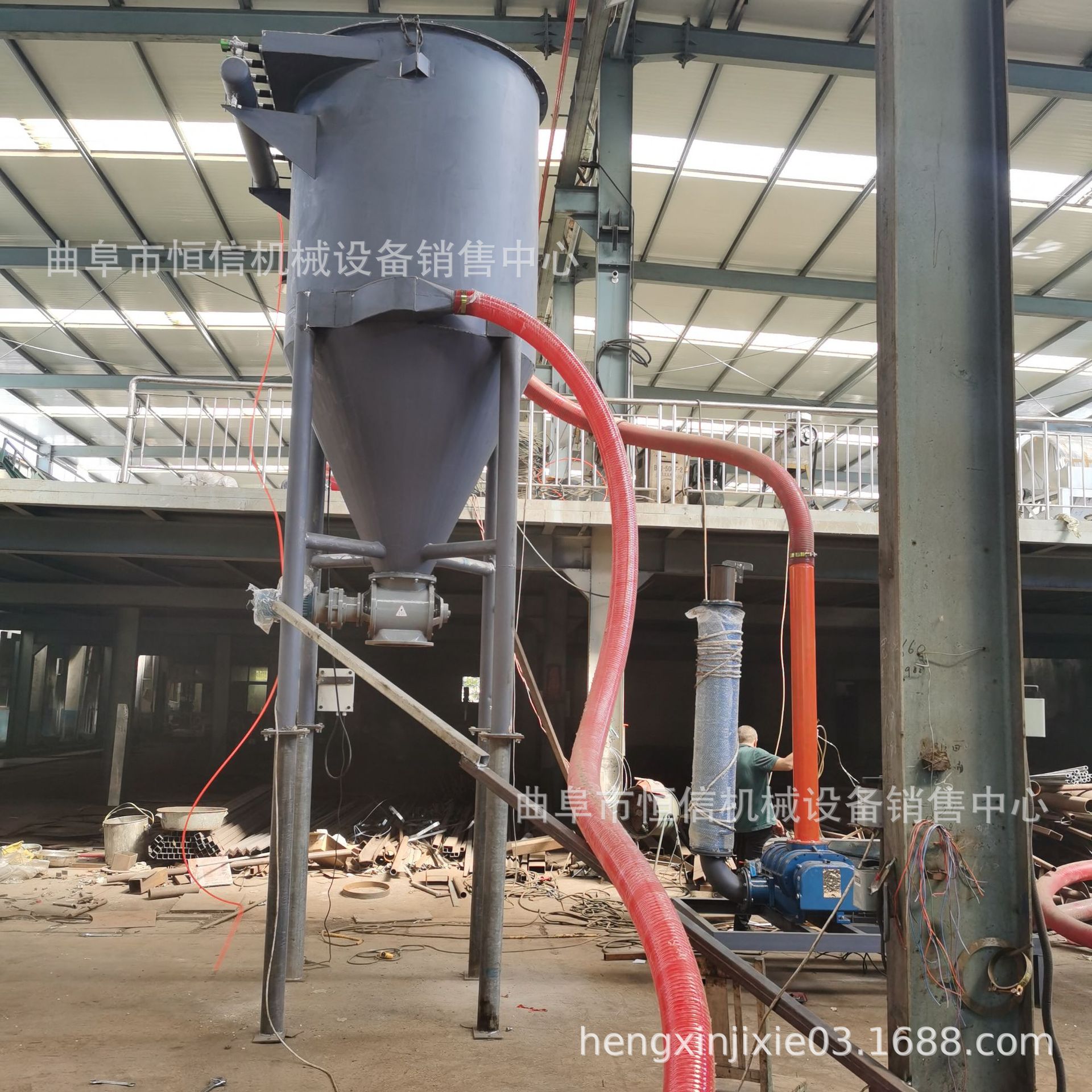 水泥灰石灰粉负压吸灰机zcjb 风送无尘灰库气力吸灰机 一机多用型