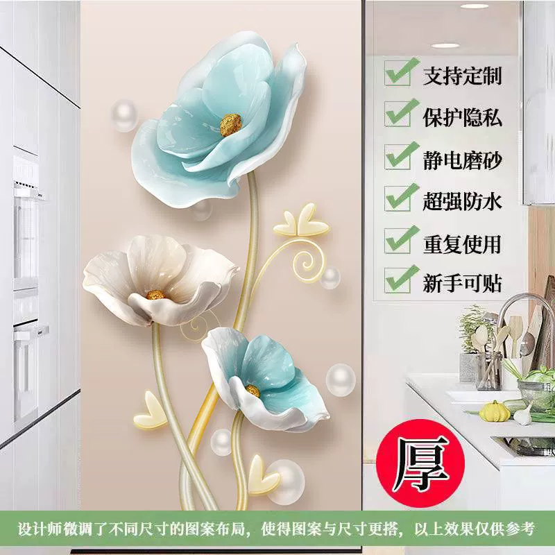 Glass window stickers, electric matte sticker, transparent protective underware