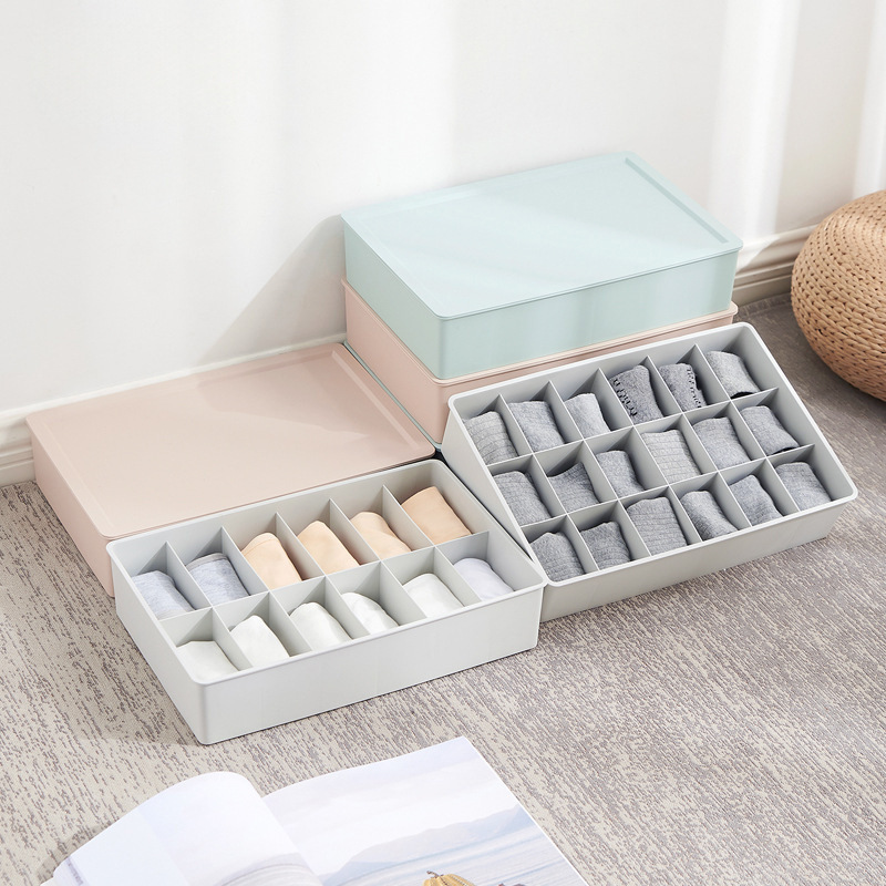 Maibaolong factory direct sales storage box household drawer bra socks storage box plastic underwear storage box
