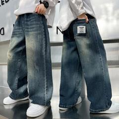 男童裤子春秋款牛仔裤2025新款儿童秋季直筒裤痞帅休闲裤百搭