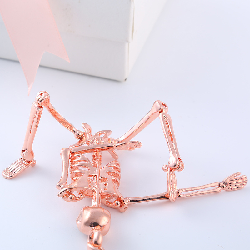 30g Weight Keychain Classification 1 Piece Quantity Banquet, Daily, Party Occasion Zinc alloy Material Easter Festival Skull Pattern Women's Gender Hip-Hop, Basic, Simple Style Style Hip-Hop Basic Simple Style Skull Zinc Alloy Easter Women's Keychain 7