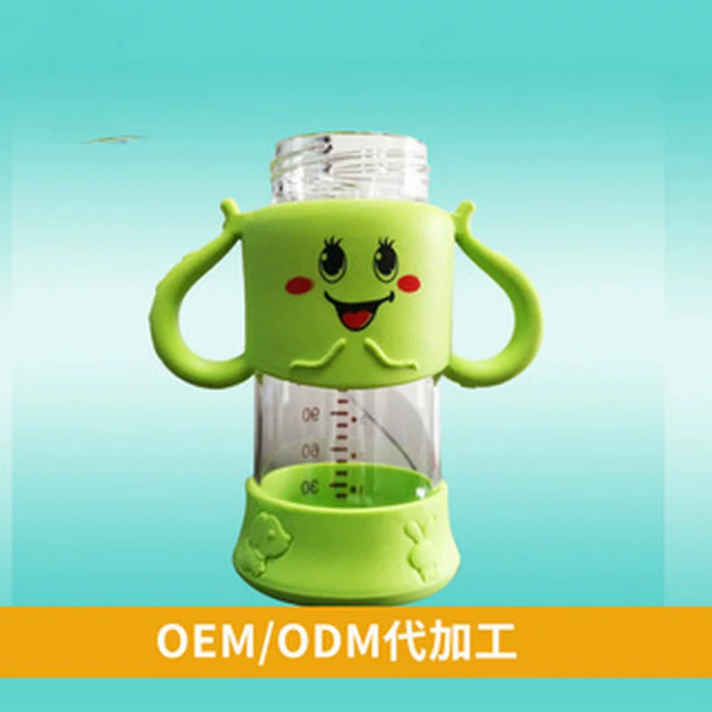 Защитный чехол для стеклянной бутылки от падения Силиконовый чехол для бутылки Крышка чашки в виде осьминога Силиконовый чехол