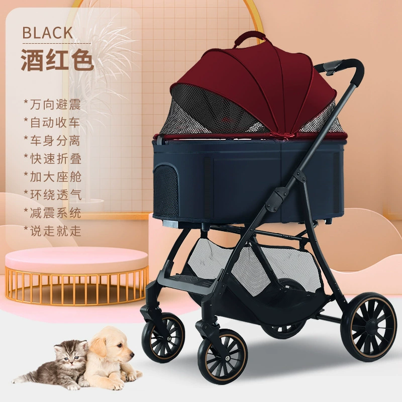 Foldable cart to go out, pet, cat
