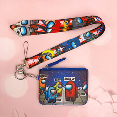 Game peripherals: Space Werewolf card holder, change, work badge holder, work permit, name tag, lanyard with key ring