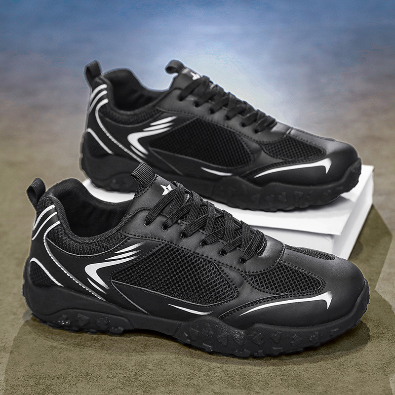 2026 verano retro de entrenamiento de hombre zapatos de malla transpirables ensanchados descalzos zapatos casuales al aire libre para caminar